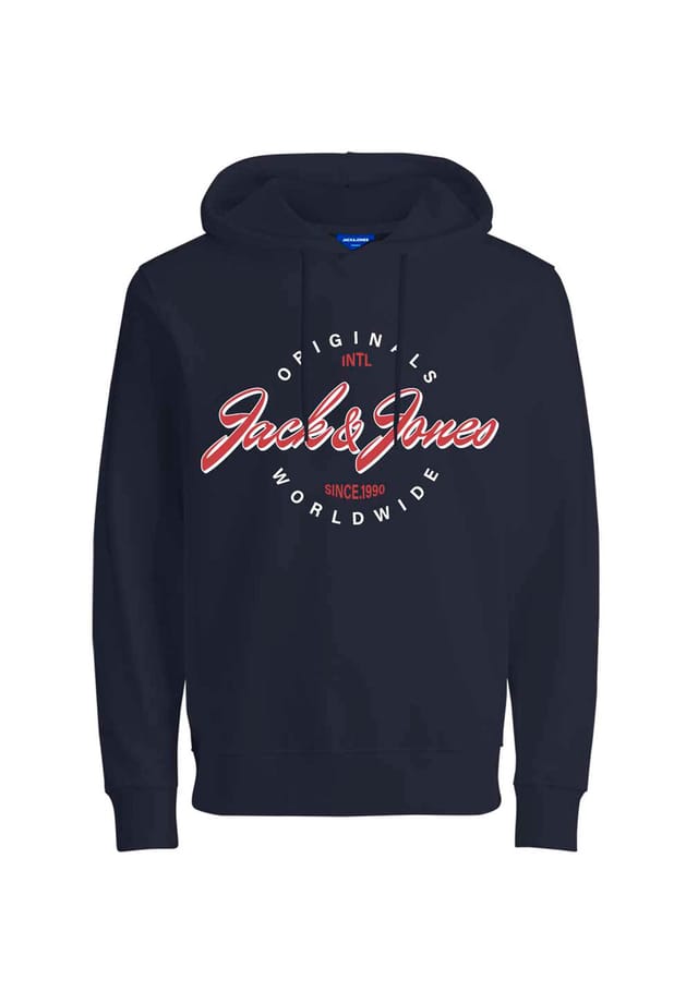 Толстовка с капюшоном «Оскар» Jack & Jones, синий 
Толстовка с капюшоном «Оскар» Jack & Jones, синий