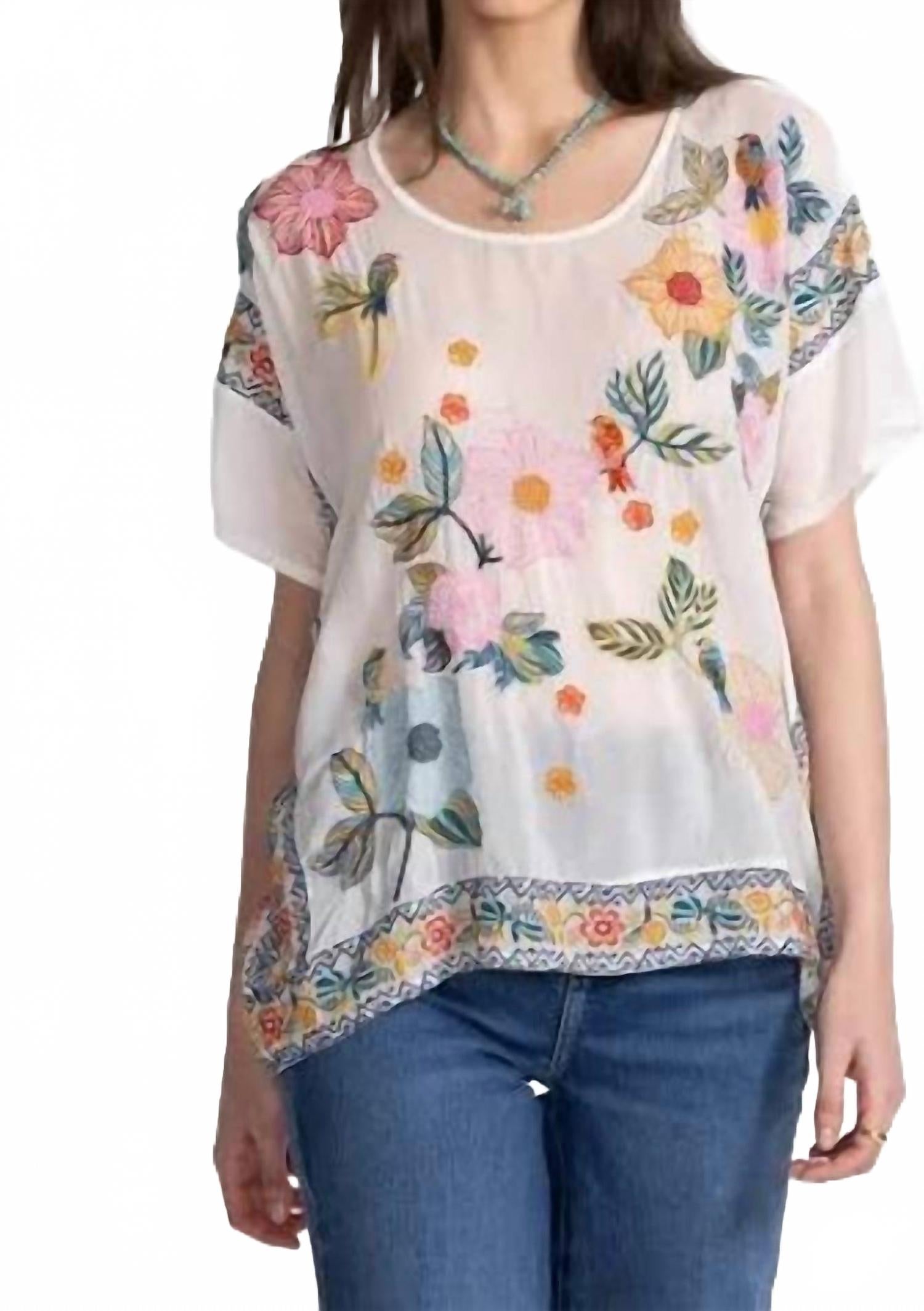 Блузка Mariafe в белом цвете Johnny Was
Блузка Mariafe в белом цвете Johnny Was