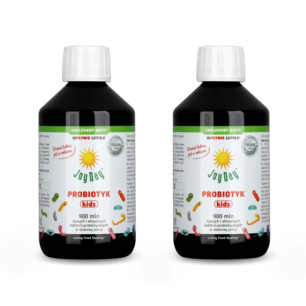 Joy Day набор: Детский пробиотик, 2x500 мл/1 упаковка
Joy Day набор: Детский пробиотик, 2x500 мл/1 упаковка