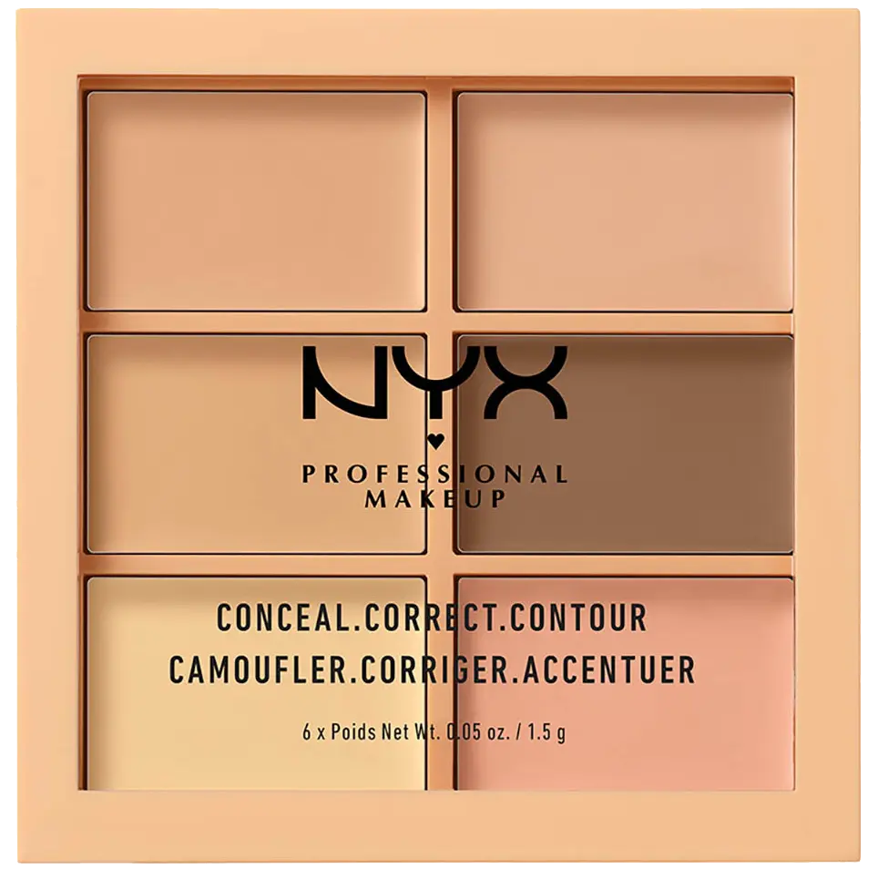 NYX Professional Makeup Conceal, Correct, Contour палетка светлых консилеров для лица, 1,5 г
NYX Professional Makeup Conceal, Correct, Contour палетка светлых консилеров для лица, 1,5 г