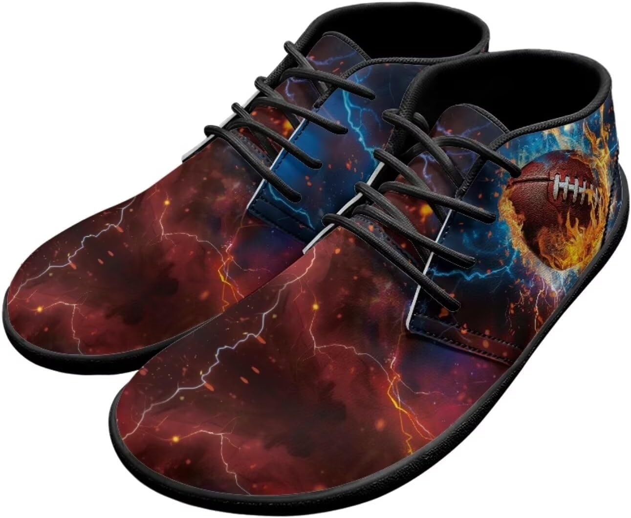 Мужские босоножки UNICEU с широкой передней частью стопы, обувь с нулевым перепадом подошвы, дышащие прогулочные туфли, мягкая повседневная и деловая обувь, кроссовки-тренеры, Lightning Flame American Football
Мужские босоножки UNICEU с широкой передней частью стопы, обувь с нулевым перепадом подошвы, дышащие прогулочные туфли, мягкая повседневная и деловая обувь, кроссовки-тренеры, Lightning Flame American Football