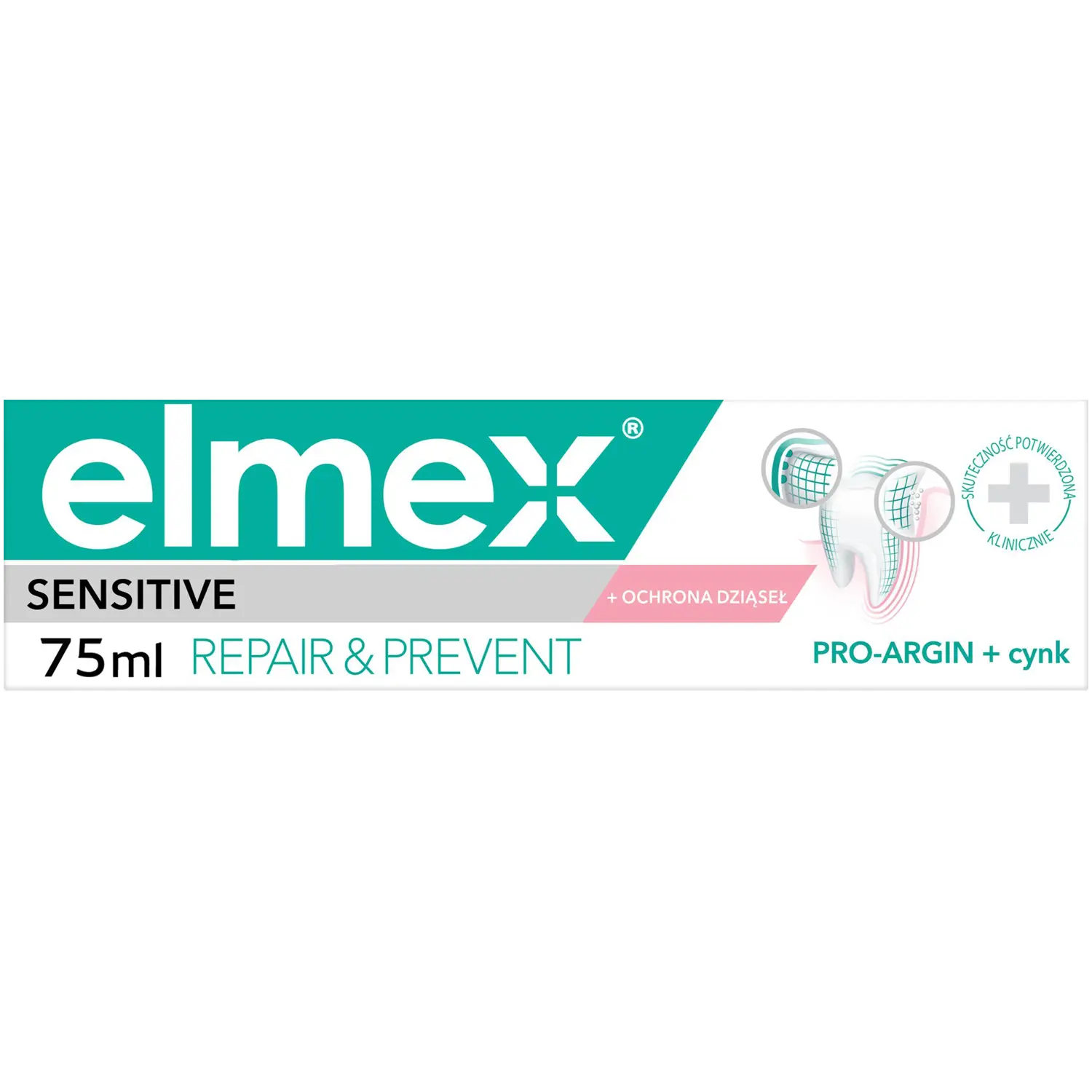 Elmex Sensitive Professional Repair & Prevent зубная паста, 75 мл
Elmex Sensitive Professional Repair & Prevent зубная паста, 75 мл