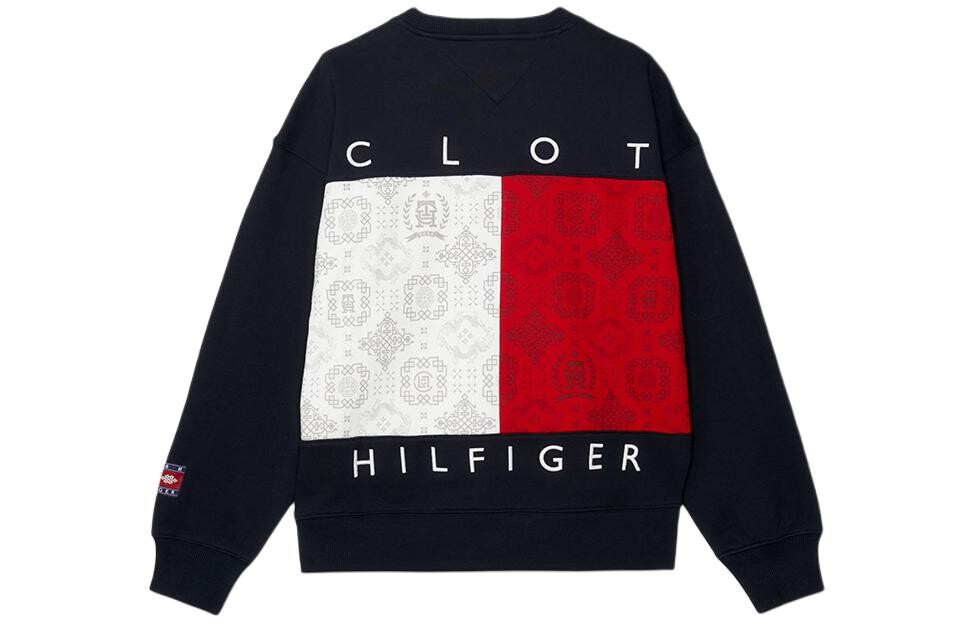Совместная модель Clot X CLOT, толстовка унисекс, темно-синяя Tommy Hilfiger, темно-синий 
Совместная модель Clot X CLOT, толстовка унисекс, темно-синяя Tommy Hilfiger, темно-синий