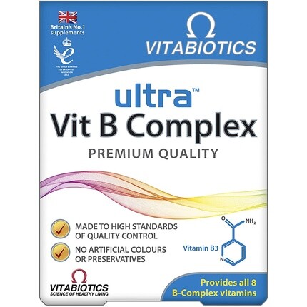 Vitabiotics Ультра витаминный комплекс B 60 таблеток
Vitabiotics Ультра витаминный комплекс B 60 таблеток