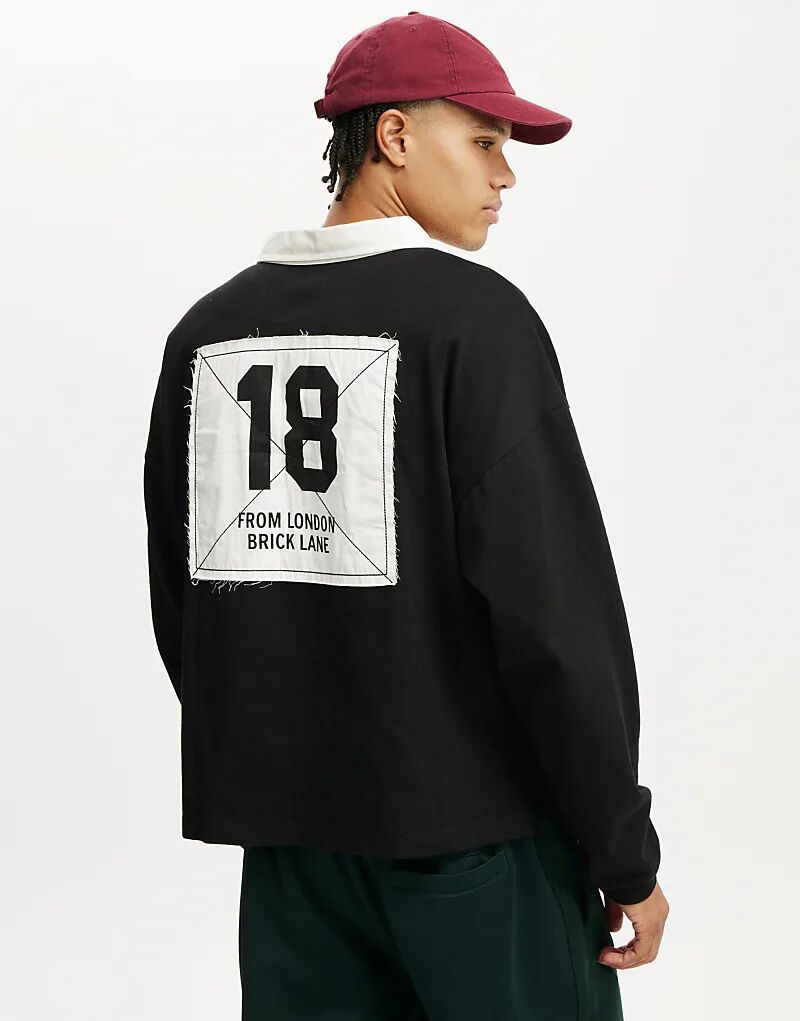 Укороченное поло для регби Cotton On черного цвета Cotton On
Укороченное поло для регби Cotton On черного цвета Cotton On