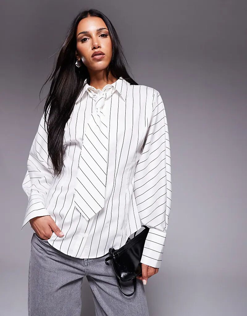 Рубашка в полоску с завязкой от ASOS DESIGN
Рубашка в полоску с завязкой от ASOS DESIGN