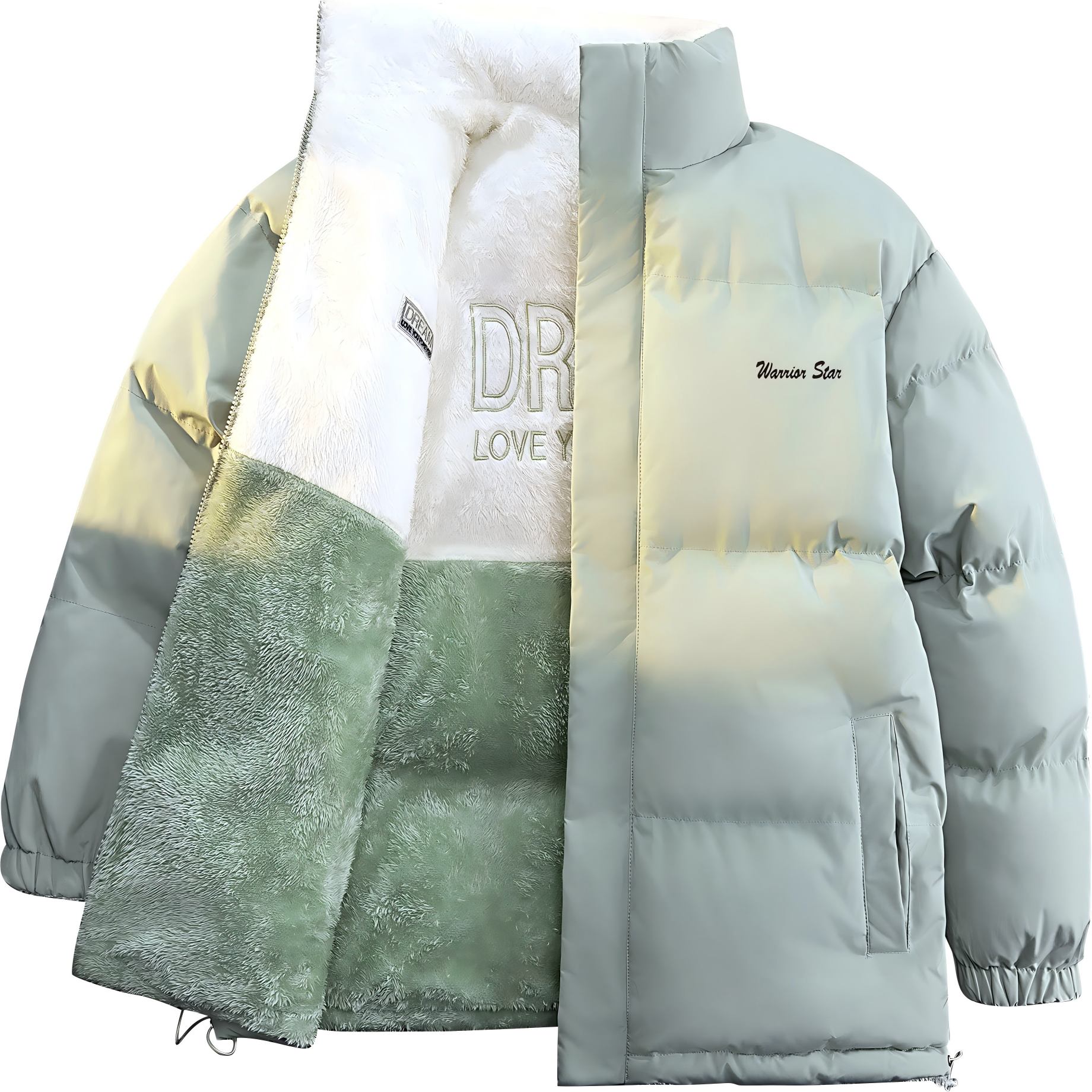 Пуховик Unisex WARRIOR, matcha зеленый
Пуховик Unisex WARRIOR, matcha зеленый