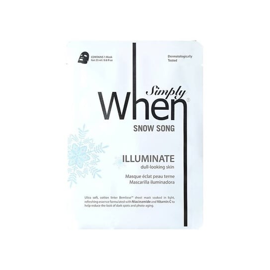 Тканевая маска для лица When, Simply Snow Song
Тканевая маска для лица When, Simply Snow Song