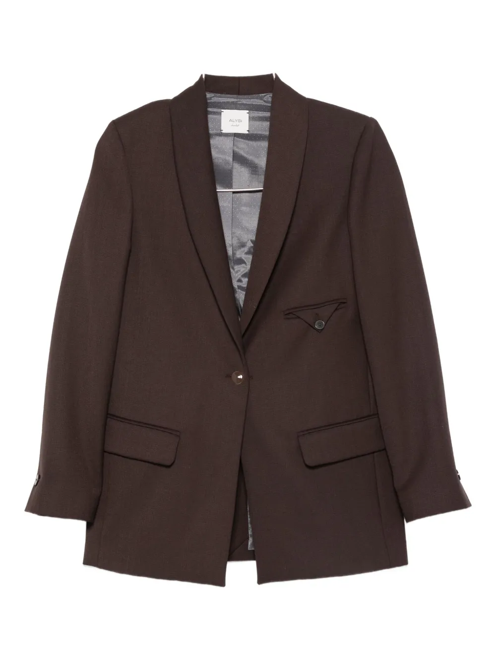 Пиджак на пуговицах Alysi, коричневый
Пиджак на пуговицах Alysi, коричневый