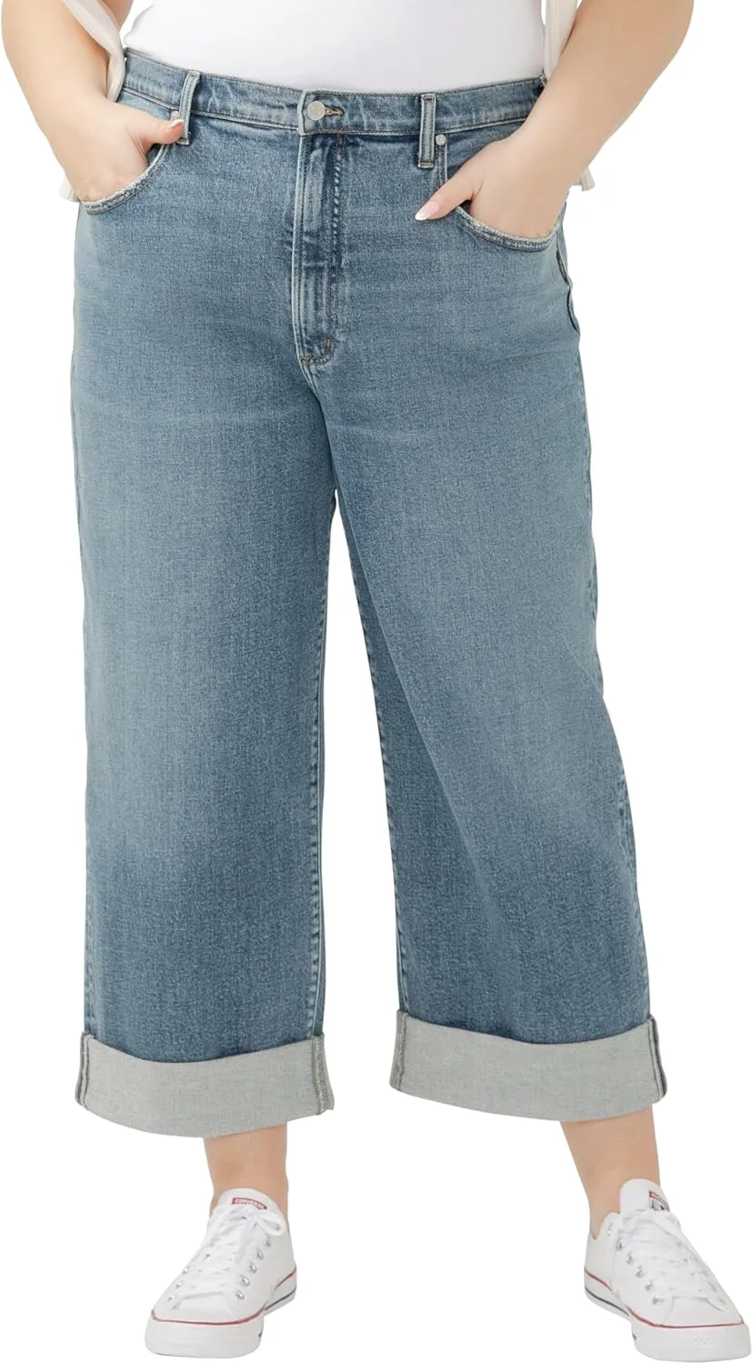 Silver Jeans Co. Женские джинсы Plus Size Be Easy с высокой посадкой и широкими штанинами
Silver Jeans Co. Женские джинсы Plus Size Be Easy с высокой посадкой и широкими штанинами