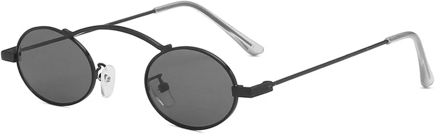 Женские солнцезащитные очки в овальной оправе в стиле стимпанк с металлическими линзами и защитой от ультрафиолета UV400, мужские солнцезащитные очки в стиле панк DSVIGF, Black Gray
Женские солнцезащитные очки в овальной оправе в стиле стимпанк с металлическими линзами и защитой от ультрафиолета UV400, мужские солнцезащитные очки в стиле панк DSVIGF, Black Gray