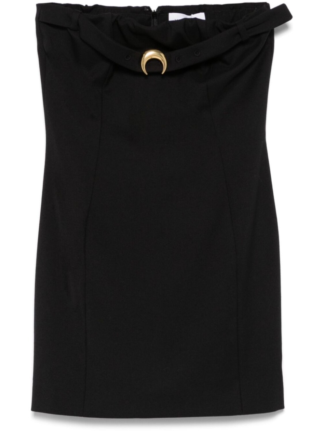 Marine Serre твиловое платье мини, черный
Marine Serre твиловое платье мини, черный