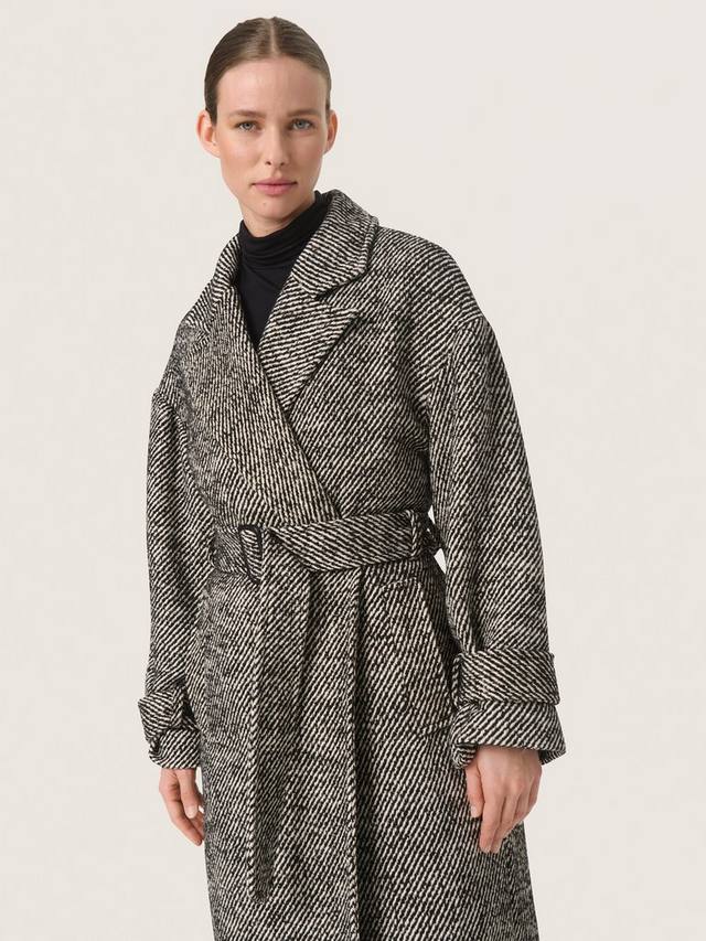 Пальто с поясом от мейбл Soaked In Luxury, цвет Black White Twill
Пальто с поясом от мейбл Soaked In Luxury, цвет Black White Twill