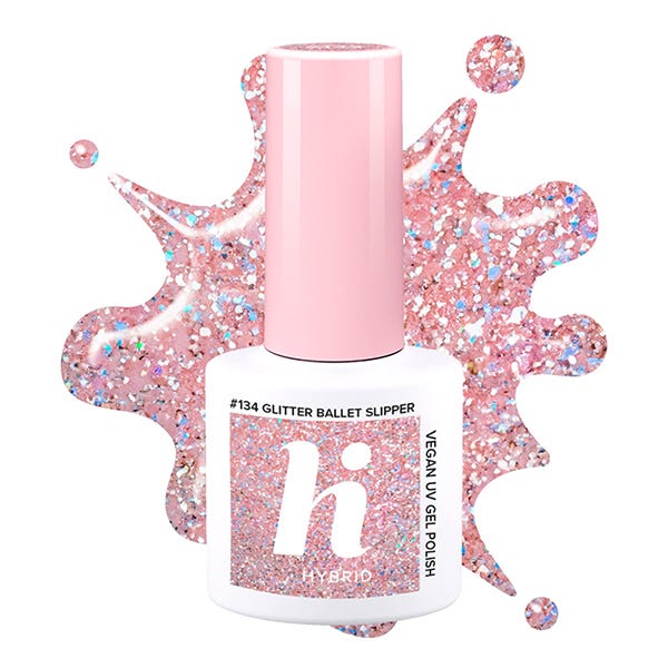 Полуперманентный лак для ногтей HI HYBRID Vegan UV Gel Polish Glitter, 134 Glit Ballet Slipper
Полуперманентный лак для ногтей HI HYBRID Vegan UV Gel Polish Glitter, 134 Glit Ballet Slipper