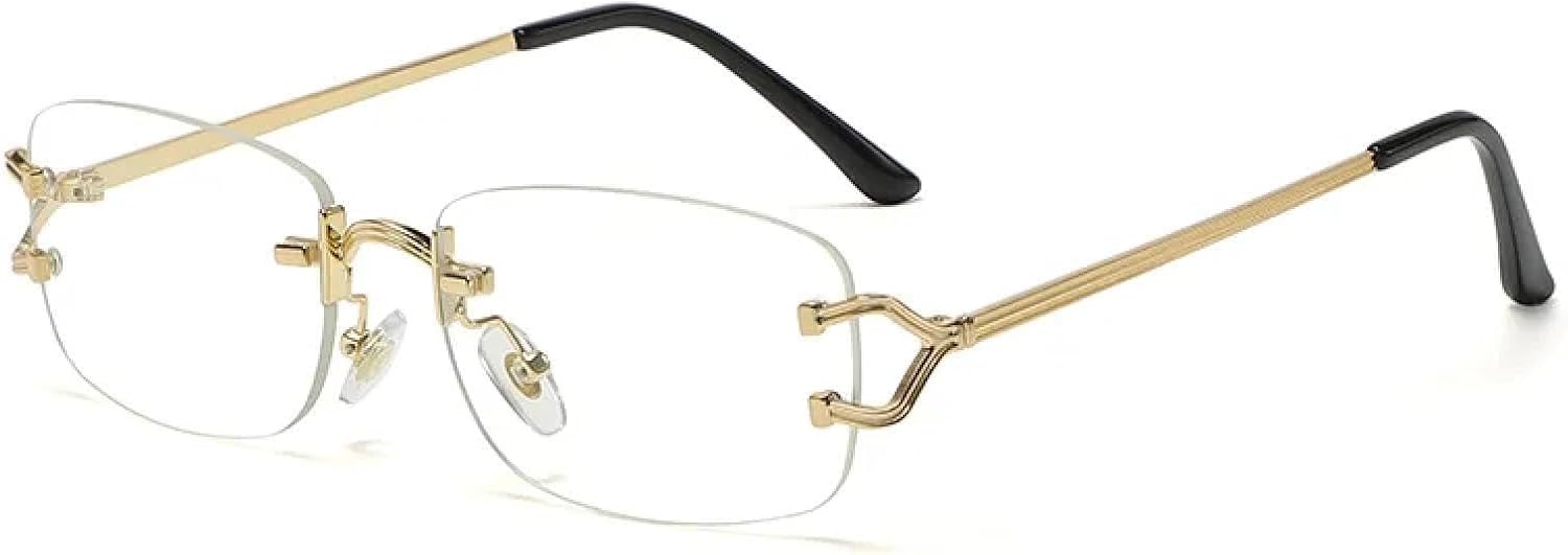 Солнцезащитные очки с защитой от УФ-излучения UV400 | Маленькие безободковые очки с тонированными линзами | Для женщин и мужчин, для занятий спортом на открытом воздухе и вождения DSVIGF, 02
Солнцезащитные очки с защитой от УФ-излучения UV400 | Маленькие безободковые очки с тонированными линзами | Для женщин и мужчин, для занятий спортом на открытом воздухе и вождения DSVIGF, 02