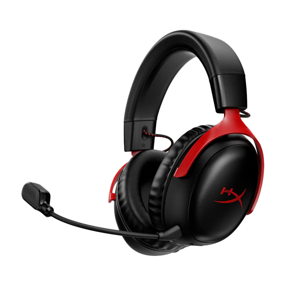 Наушники игровые беспроводные HyperX Cloud III Wireless, черный/красный
Наушники игровые беспроводные HyperX Cloud III Wireless, черный/красный