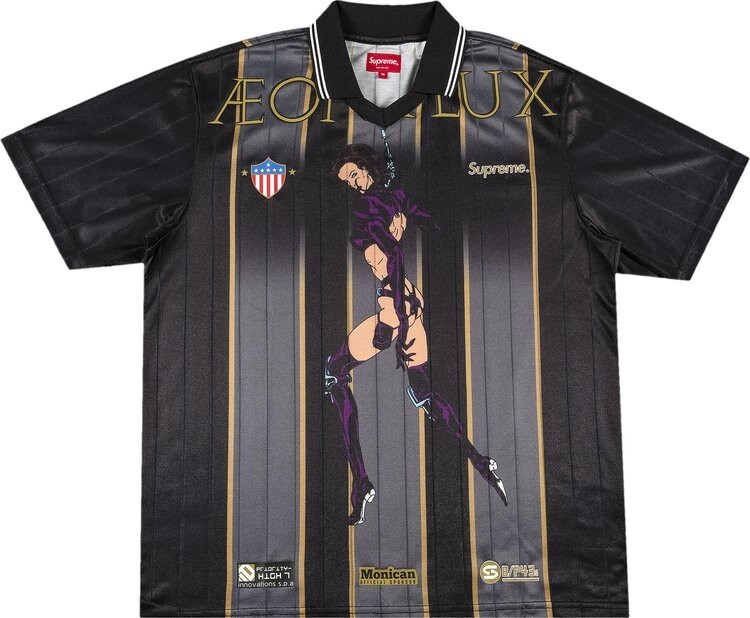 Футболка Supreme Aeon Flux Soccer Jersey 'Black', черный
Футболка Supreme Aeon Flux Soccer Jersey 'Black', черный