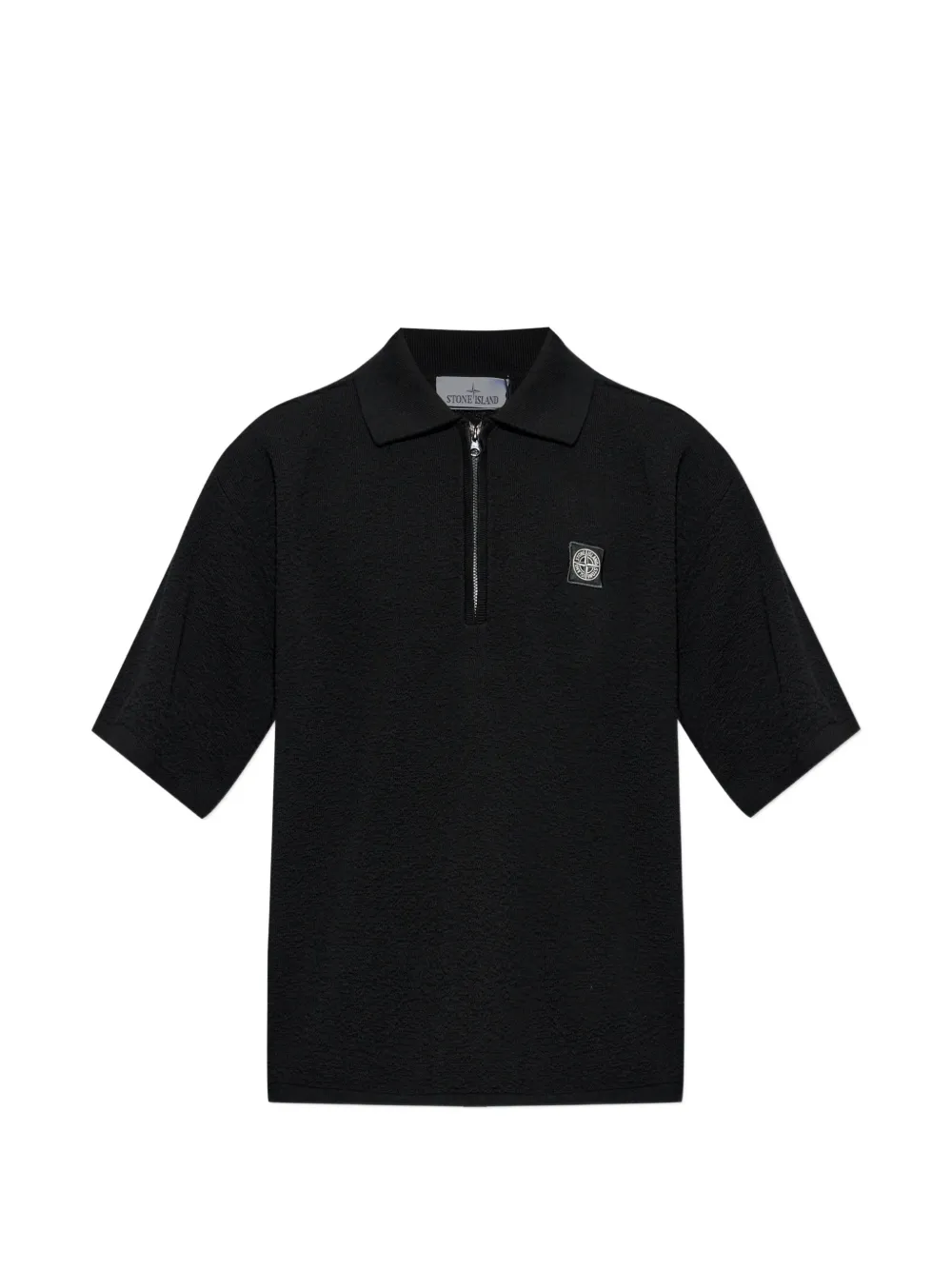 Поло на молнии Stone Island, черный
Поло на молнии Stone Island, черный