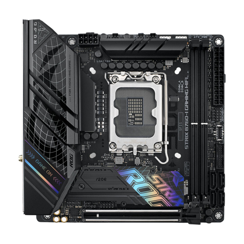 Материнская плата Asus ROG STRIX B760-I GAMING WIFI, LGA1700, DDR5
Материнская плата Asus ROG STRIX B760-I GAMING WIFI, LGA1700, DDR5