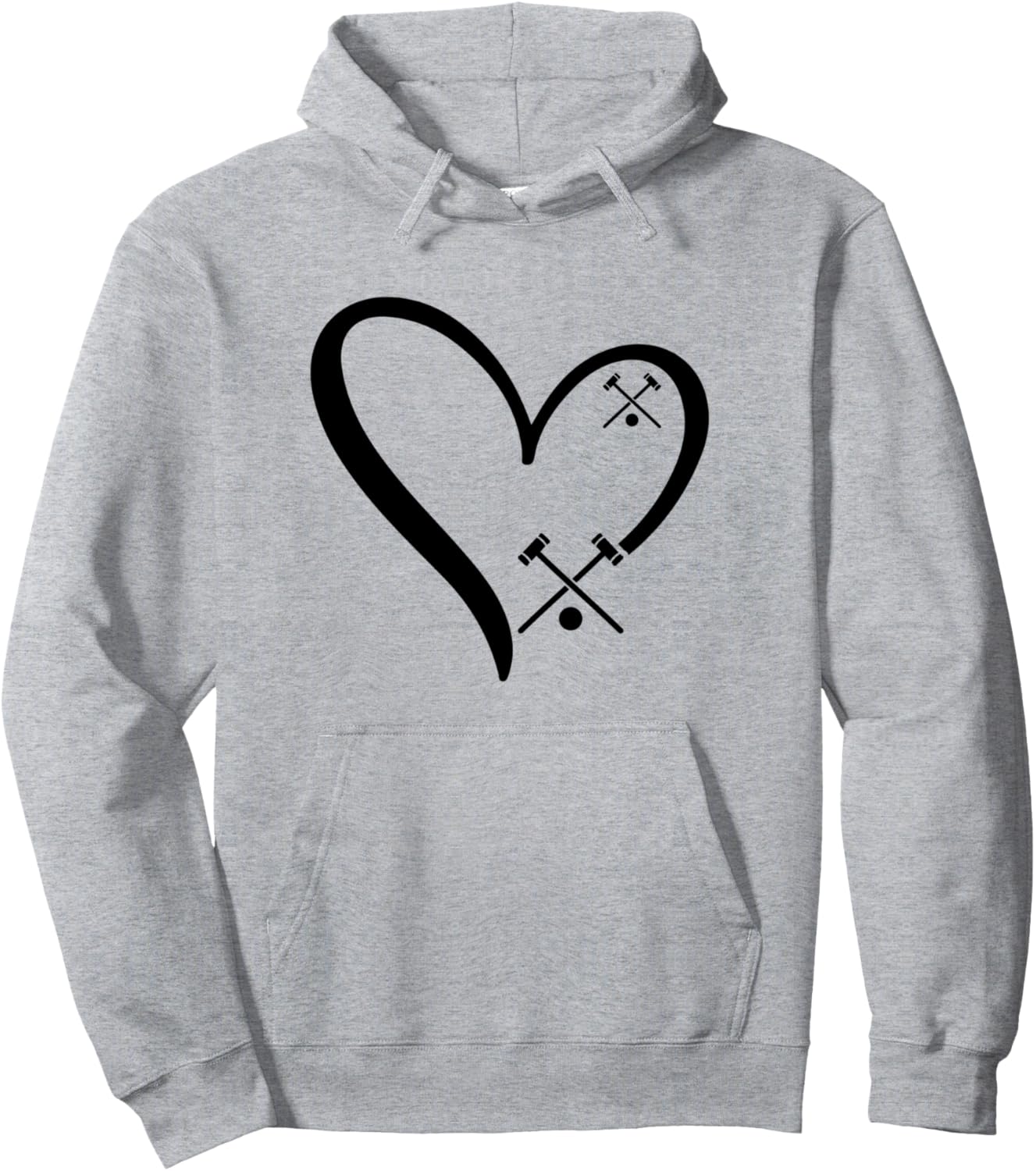 Толстовка с изображением сердца и молотка Крокетта Croquet Game Croquet Player, серый
Толстовка с изображением сердца и молотка Крокетта Croquet Game Croquet Player, серый