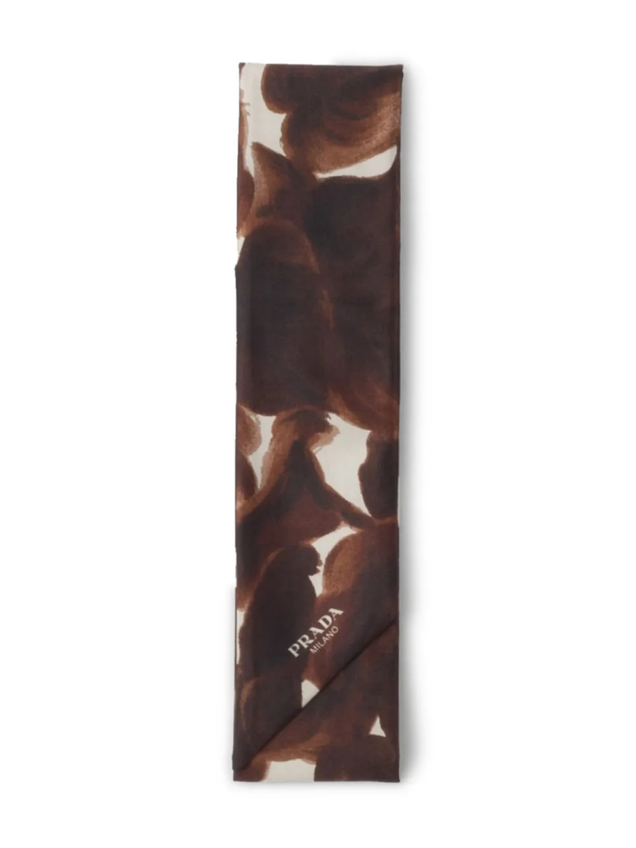 Шарф с принтом Prada, коричневый
Шарф с принтом Prada, коричневый