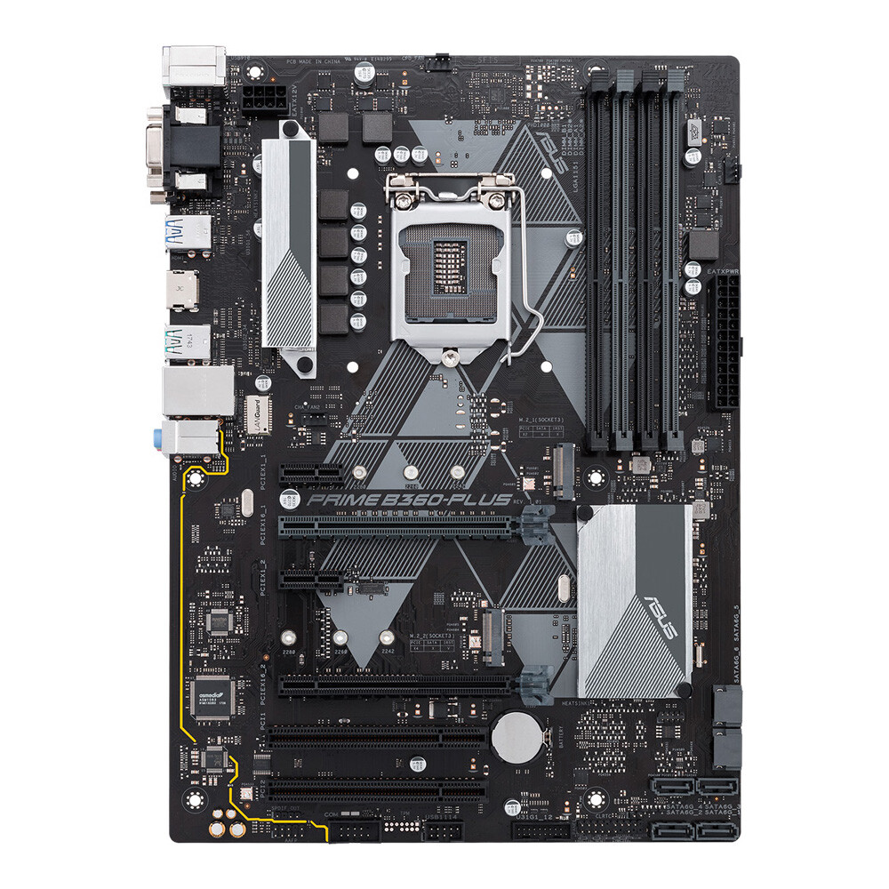 Материнская плата ASUS Prime B360-Plus, LGA1151, DDR4
Материнская плата ASUS Prime B360-Plus, LGA1151, DDR4