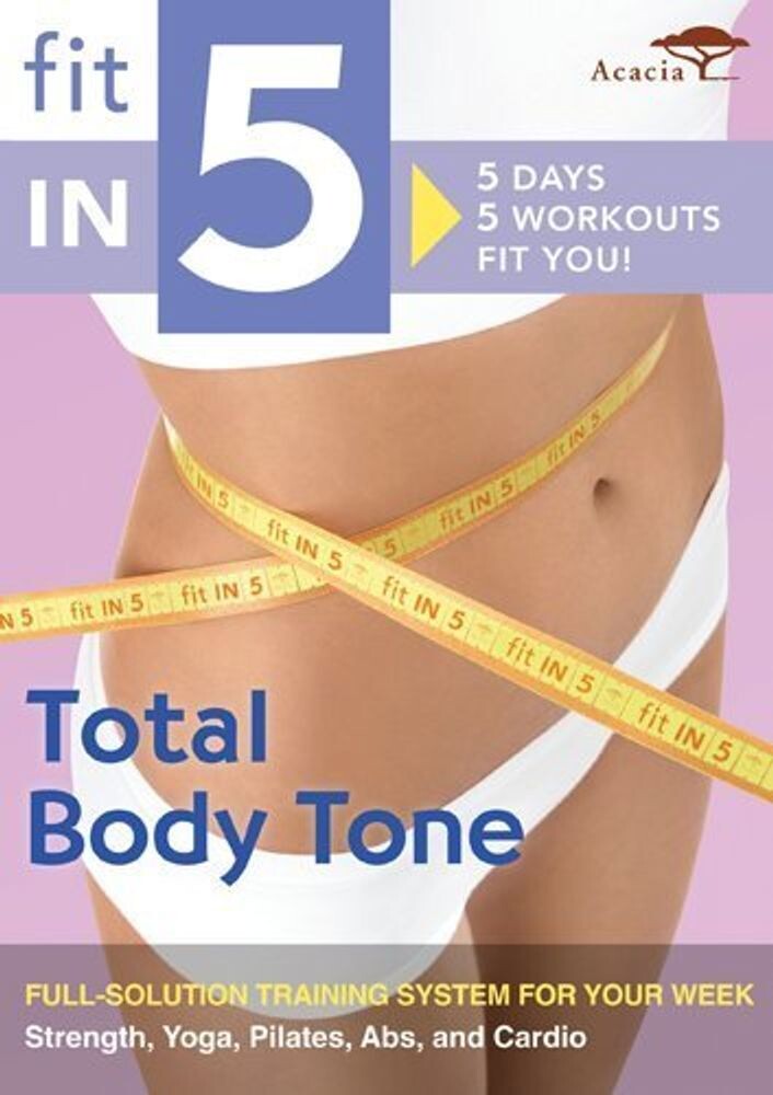 Диск DVD Fit In 5: Total Body Time
Диск DVD Fit In 5: Total Body Time