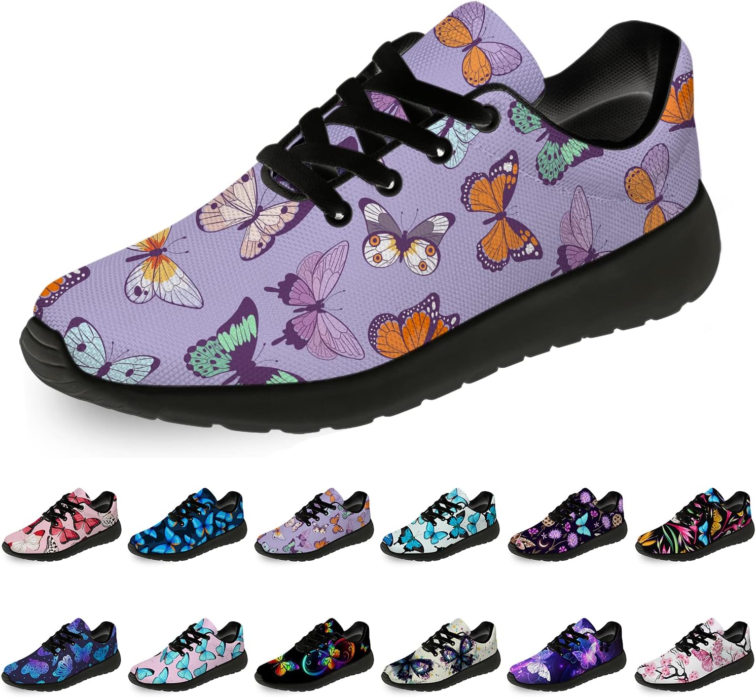 Кроссовки с бабочками для женщин и мужчин, легкие для бега, прогулок и тенниса, женские и мужские кеды, обувь с бабочками, подарки Horethy, пурпурный
Кроссовки с бабочками для женщин и мужчин, легкие для бега, прогулок и тенниса, женские и мужские кеды, обувь с бабочками, подарки Horethy, пурпурный