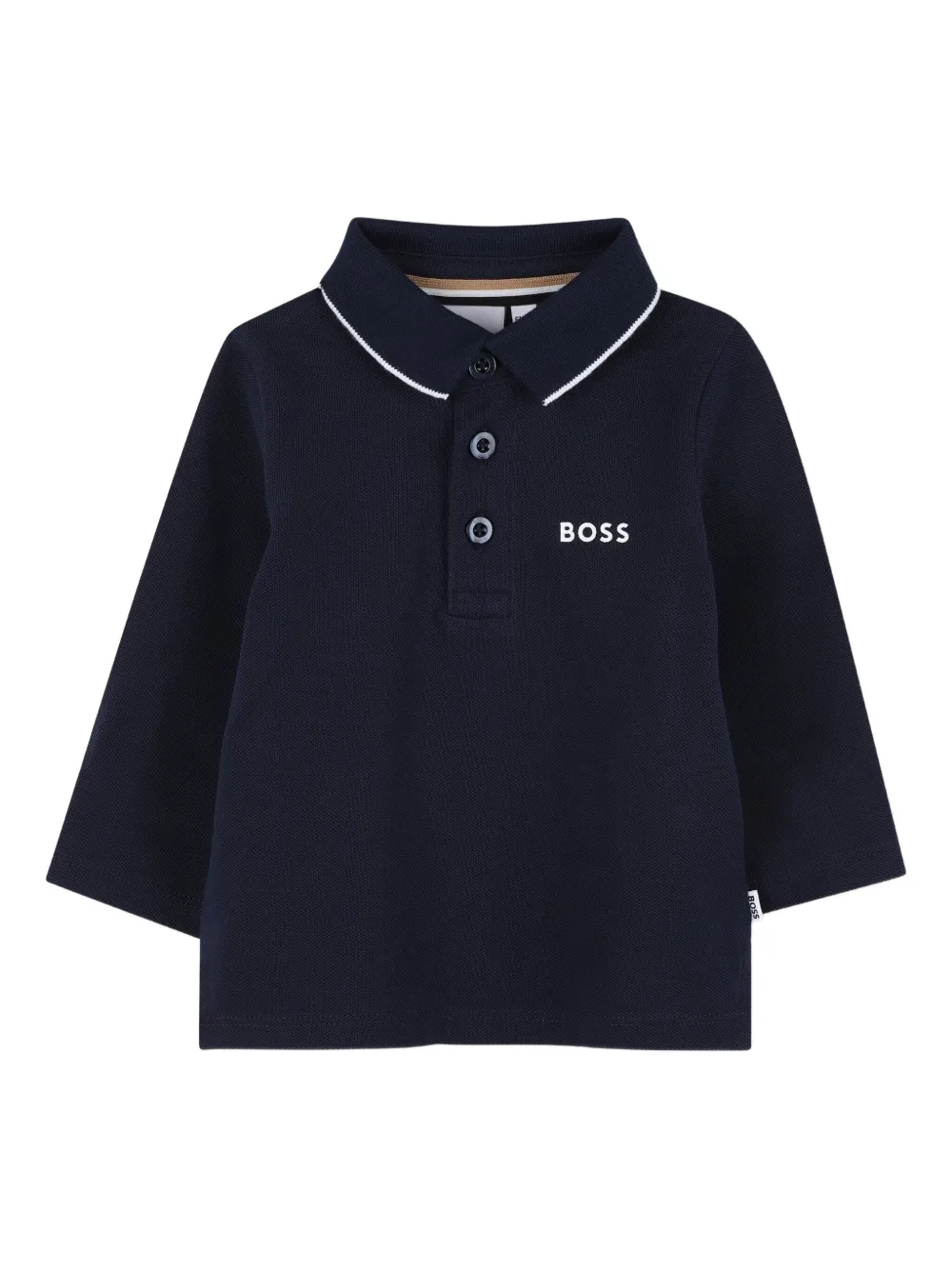 Рубашка поло с длинными рукавами BOSS Kidswear, синий
Рубашка поло с длинными рукавами BOSS Kidswear, синий