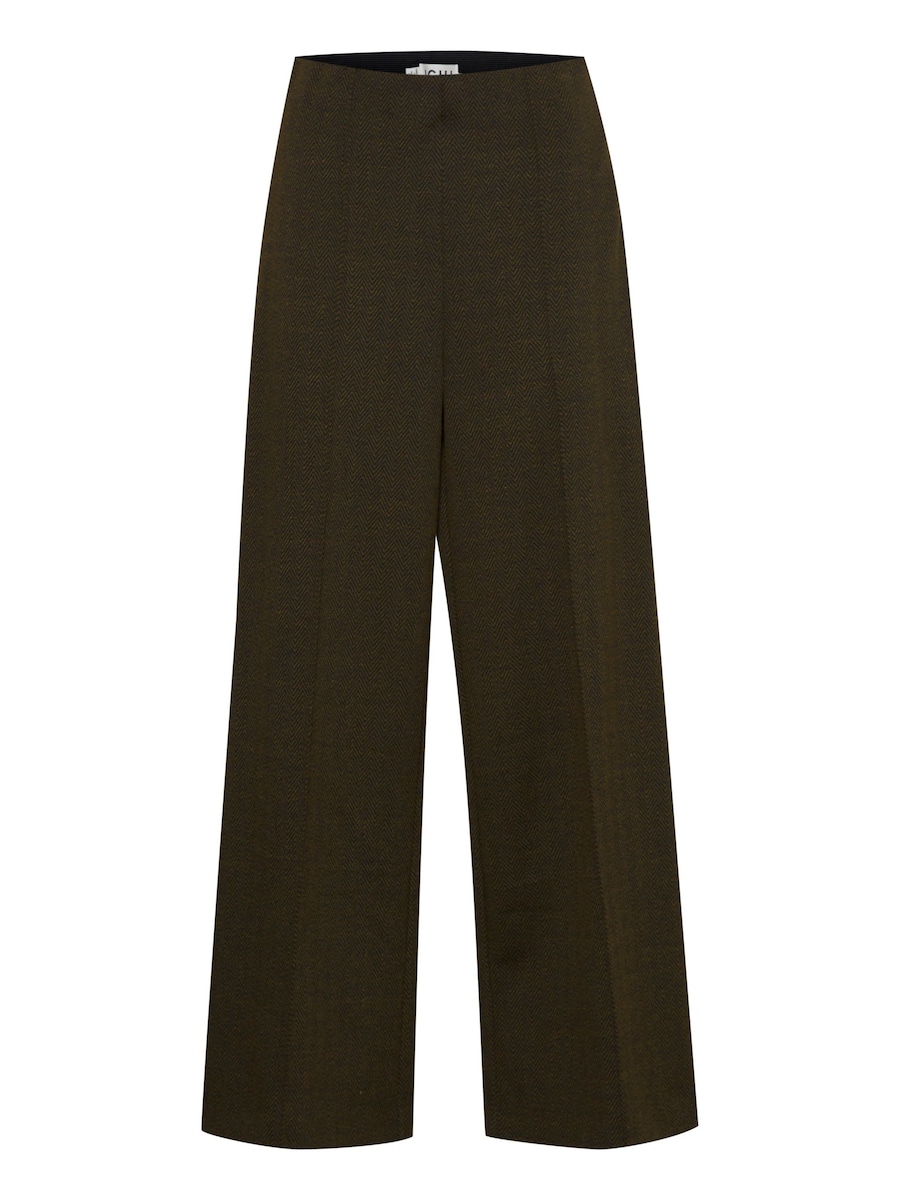 Широкие брюки со складками ICHI Kate, оливковый
Широкие брюки со складками ICHI Kate, оливковый