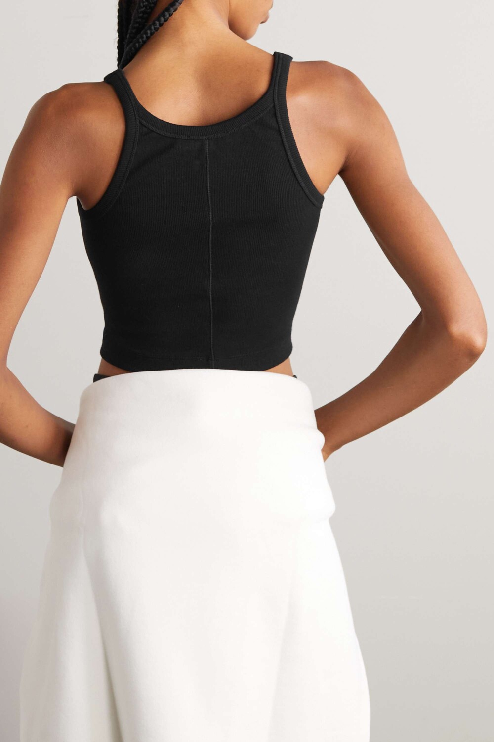 WARDROBE.NYC + майка Hailey Bieber из эластичного хлопка в рубчик, черный
WARDROBE.NYC + майка Hailey Bieber из эластичного хлопка в рубчик, черный