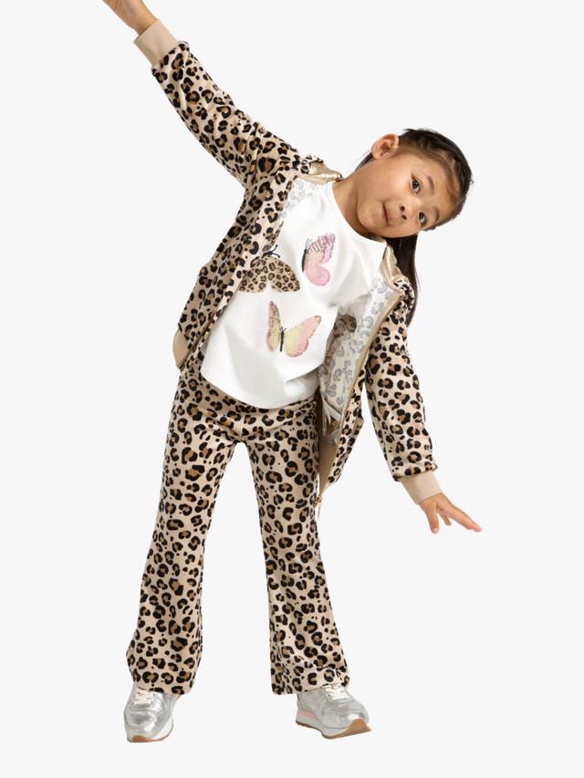 Детские велюровые леггинсы с леопардовым принтом и расклешёнными штанинами Lindex, Beige
Детские велюровые леггинсы с леопардовым принтом и расклешёнными штанинами Lindex, Beige
