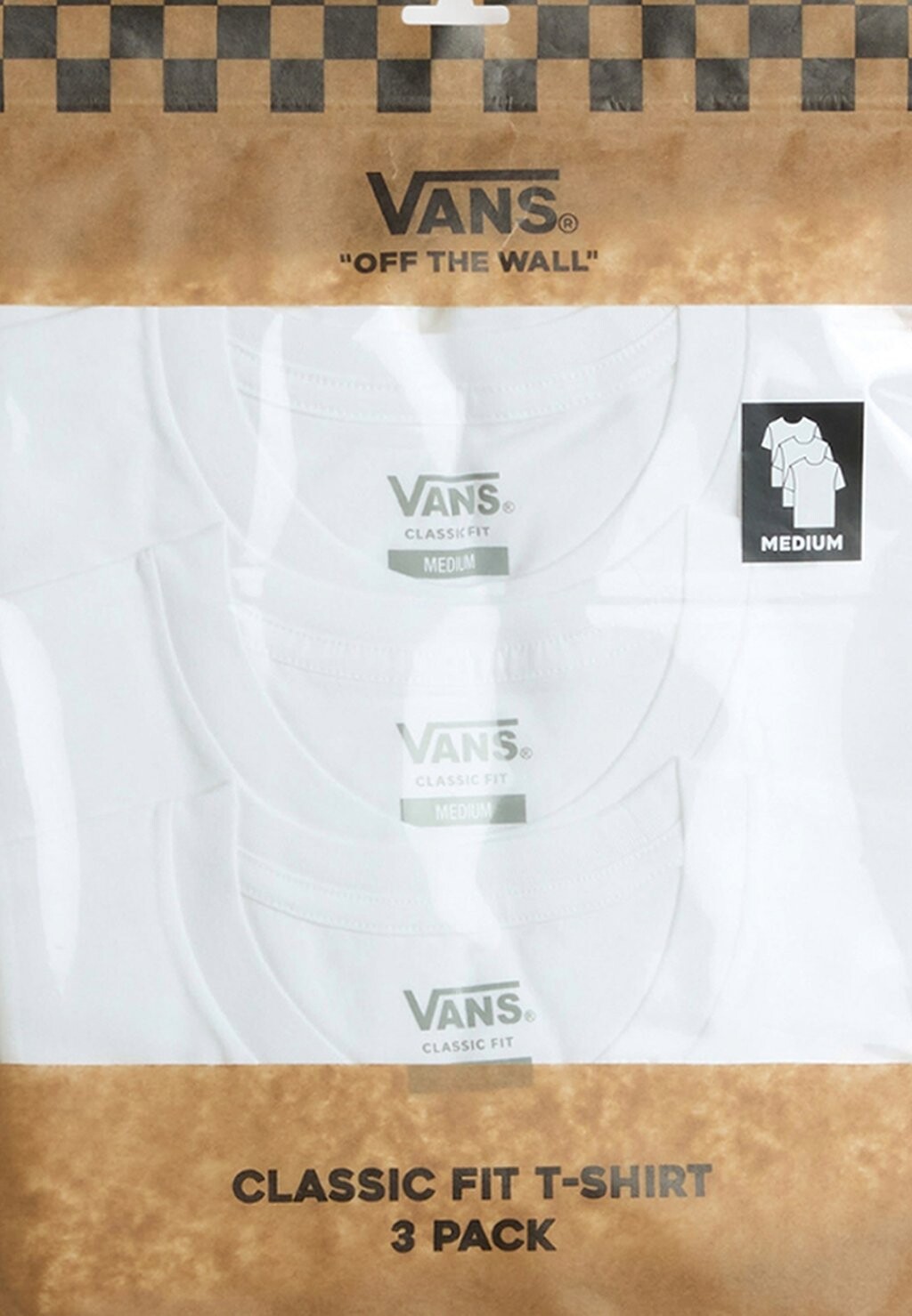 Базовая футболка 3 PACK Vans, белый
Базовая футболка 3 PACK Vans, белый