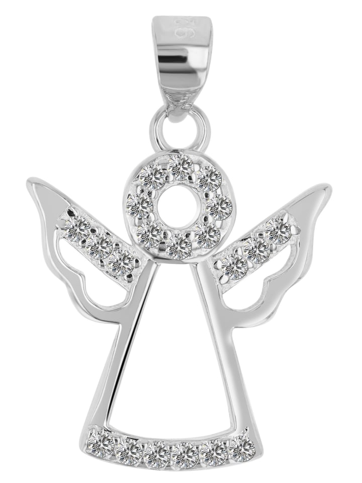 Adeliás Женский кулон - кулон «Ангел» из серебра 925 пробы с кубическим цирконием в серебряной оправе
Adeliás Женский кулон - кулон «Ангел» из серебра 925 пробы с кубическим цирконием в серебряной оправе
