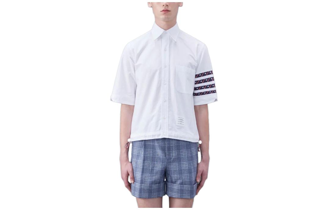 THOM BROWNE Мужская белая рубашка
THOM BROWNE Мужская белая рубашка