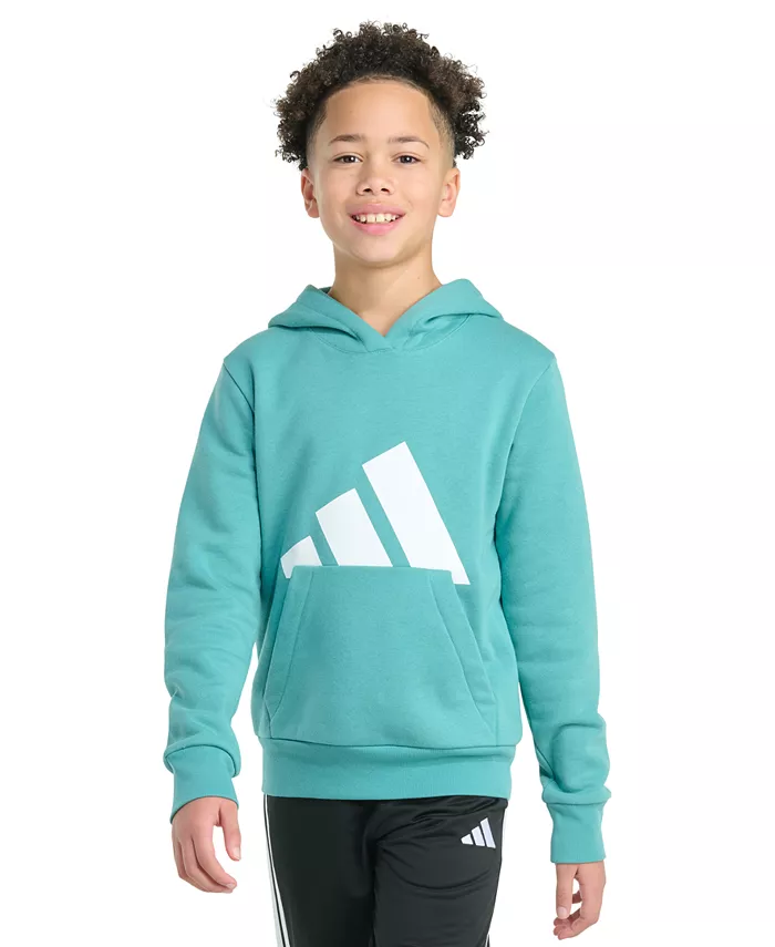 Большие мальчики 8-20 лонгслив базовый флис худи с крупным логотипом Adidas, синий
Большие мальчики 8-20 лонгслив базовый флис худи с крупным логотипом Adidas, синий