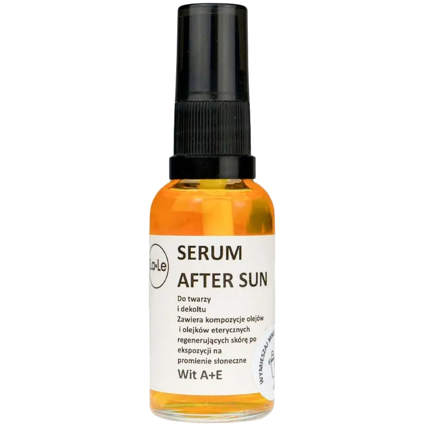 La-Le After Sun регенерирующая сыворотка для лица после пребывания на солнце, 30 мл
La-Le After Sun регенерирующая сыворотка для лица после пребывания на солнце, 30 мл