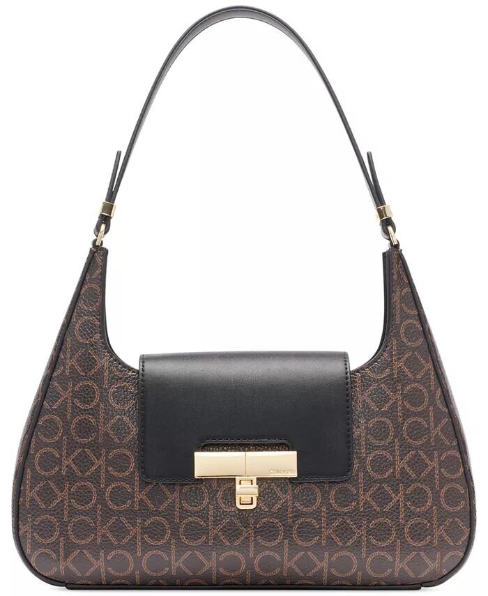 Сумка на плечо Becky Signature с поворотным замком Calvin Klein, коричневый
Сумка на плечо Becky Signature с поворотным замком Calvin Klein, коричневый