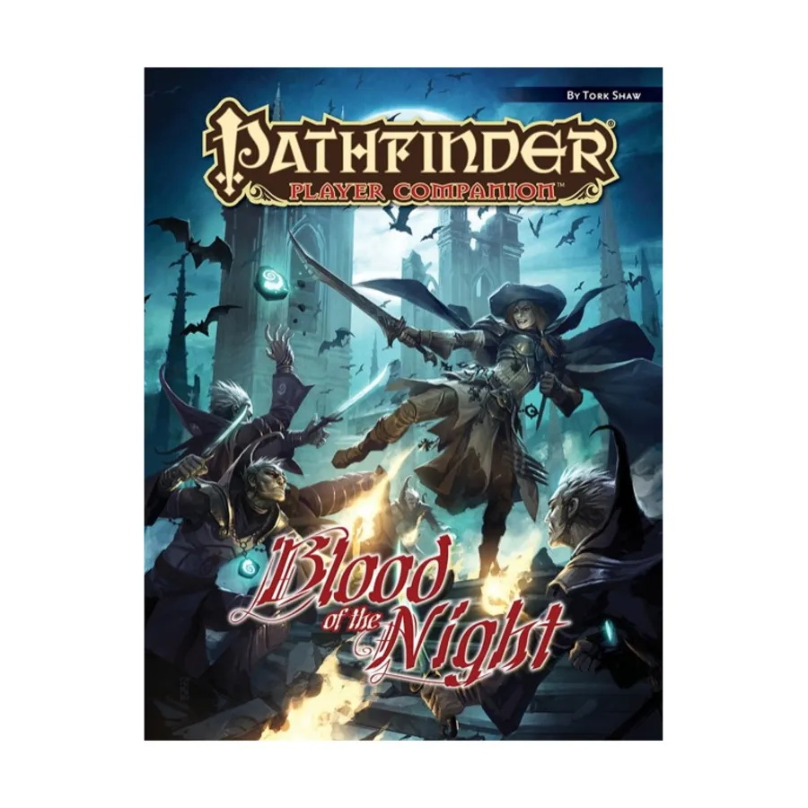 Blood of the Night, Pathfinder Roleplaying Game (1st Edition) - Player Companion - Race Guides, мягкая обложка
Blood of the Night, Pathfinder Roleplaying Game (1st Edition) - Player Companion - Race Guides, мягкая обложка