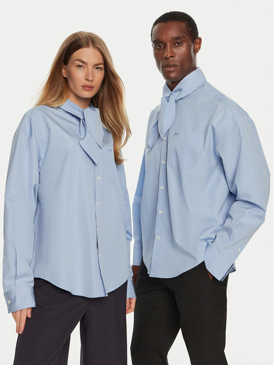 Рубашка стандартного кроя Ami Paris, синий
Рубашка стандартного кроя Ami Paris, синий