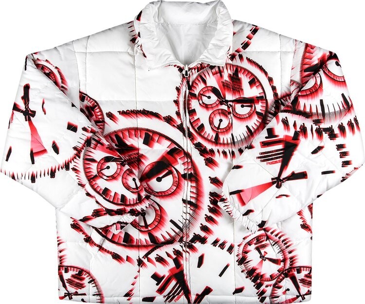 Куртка Supreme Watches Reversible Puffy Jacket 'White', белый 
Куртка Supreme Watches Reversible Puffy Jacket 'White', белый