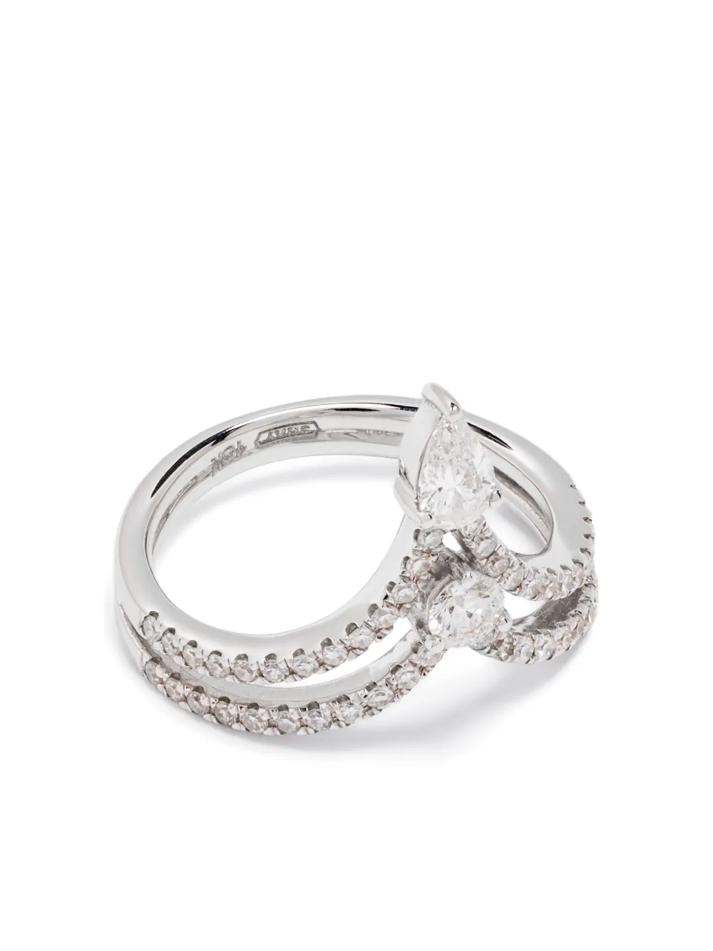 Кольцо Mixed Stacked Chevron из белого золота с бриллиантами SHAY, серебяный
Кольцо Mixed Stacked Chevron из белого золота с бриллиантами SHAY, серебяный