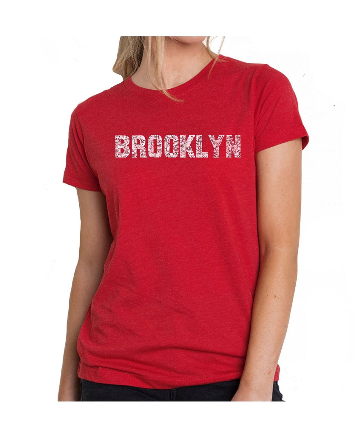 Женская футболка премиум-класса word art - brooklyn neighborhoods LA Pop Art, красный
Женская футболка премиум-класса word art - brooklyn neighborhoods LA Pop Art, красный