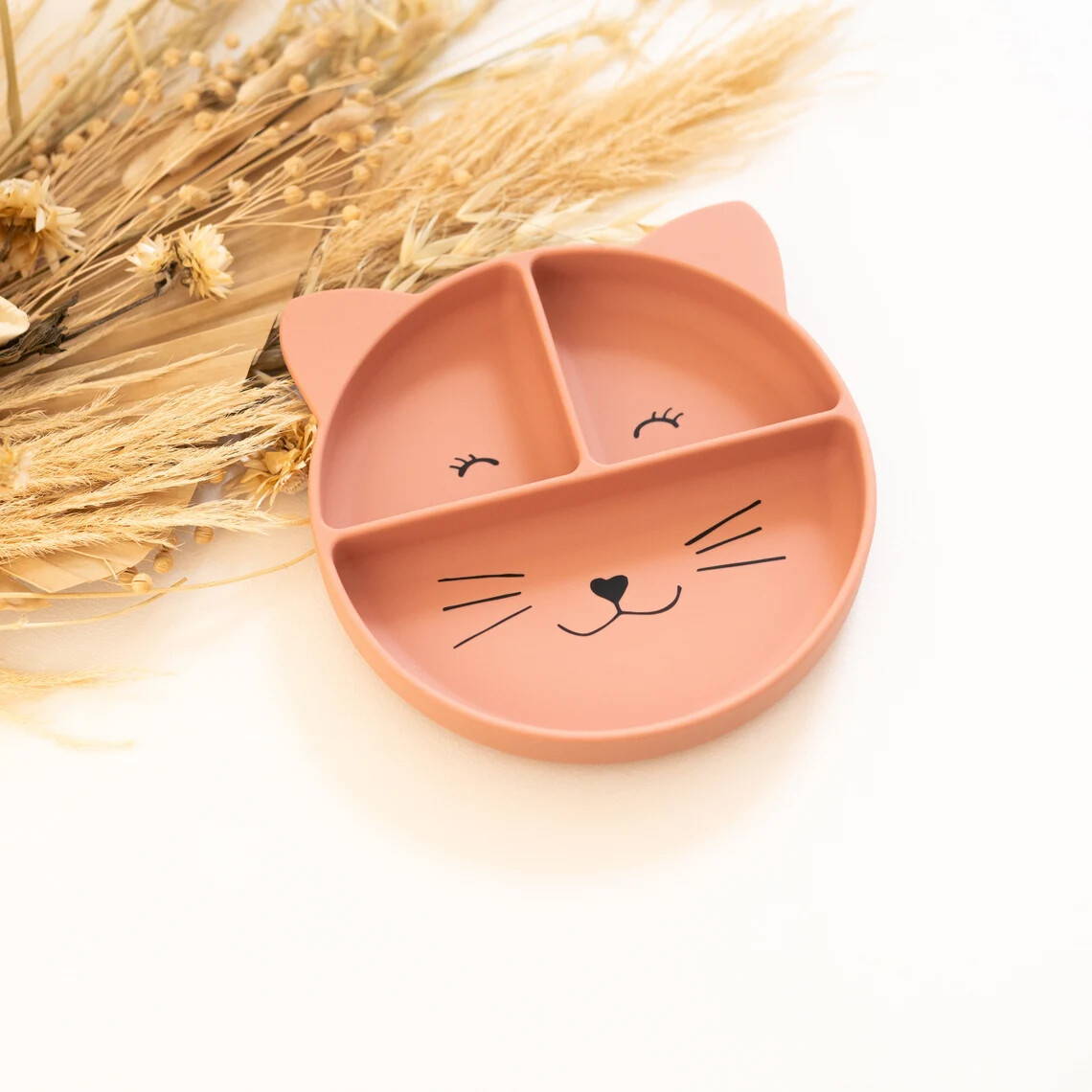 Силиконовая тарелка Кот с присоской, розовый
Силиконовая тарелка Кот с присоской, розовый