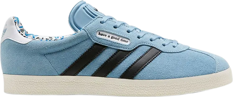 Кроссовки Adidas Have A Good Time x Gazelle Super 'Clear Blue', синий
Кроссовки Adidas Have A Good Time x Gazelle Super 'Clear Blue', синий
