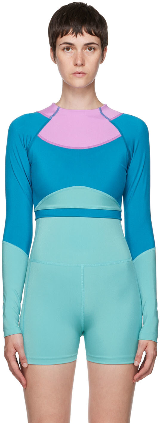 Синий нейлоновый топ для плавания OTTI
Синий нейлоновый топ для плавания OTTI