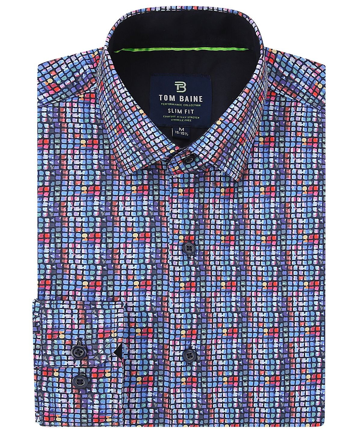 Мужская классическая рубашка slim fit с длинным рукавом на пуговицах Tom Baine, мульти
Мужская классическая рубашка slim fit с длинным рукавом на пуговицах Tom Baine, мульти