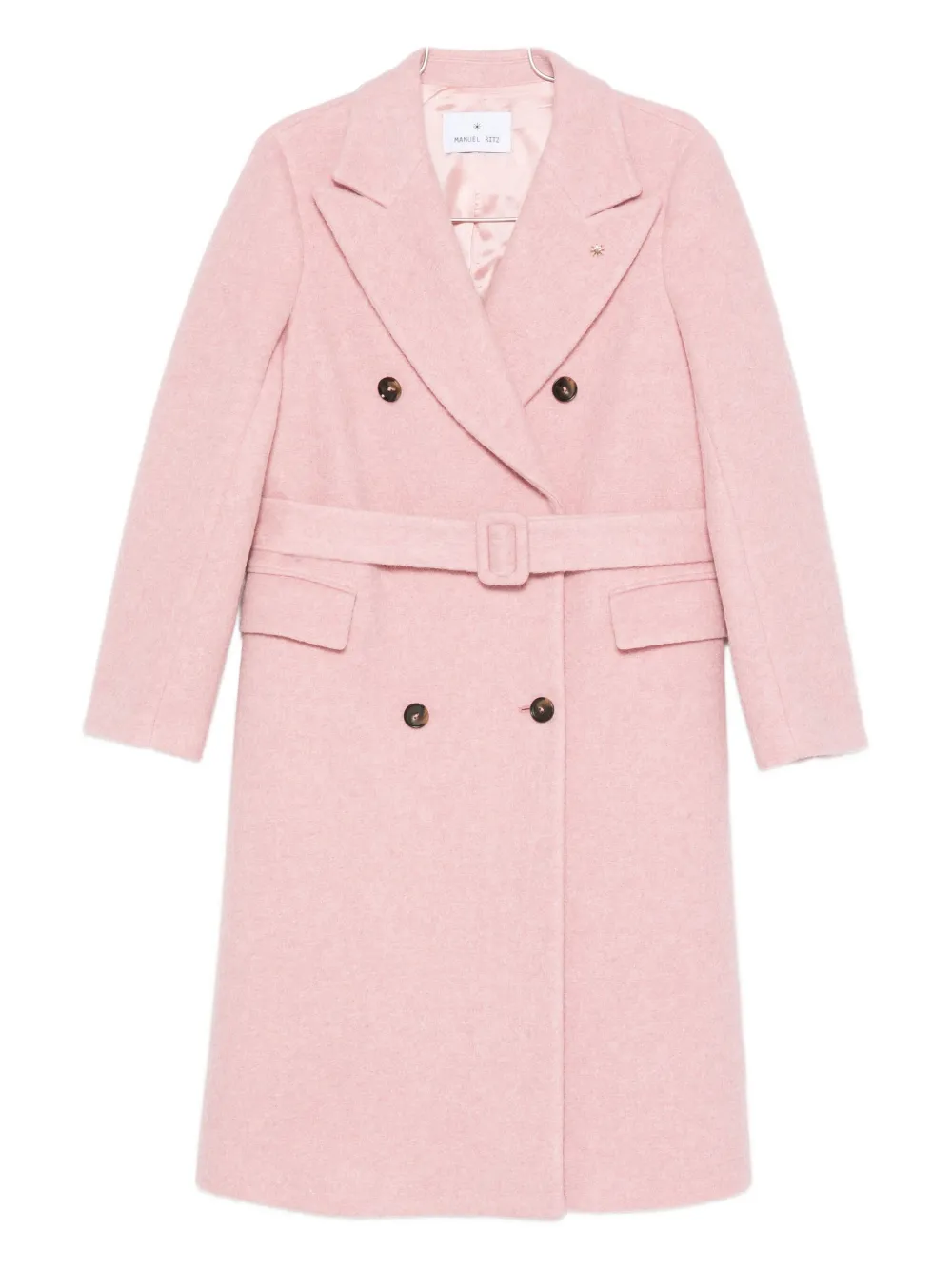Двубортное пальто с карманами Manuel Ritz, розовый
Двубортное пальто с карманами Manuel Ritz, розовый