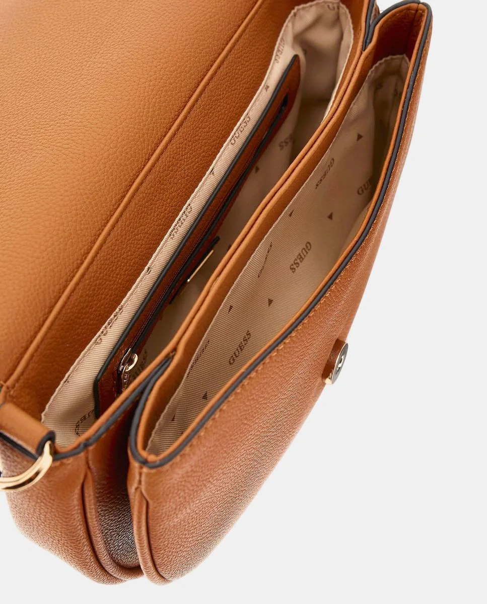 Сумка-бандо с магнитной застежкой и регулируемой ручкой Guess, коричневый
Сумка-бандо с магнитной застежкой и регулируемой ручкой Guess, коричневый