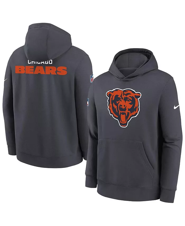 Толстовка флисовая Chicago Bears Sideline Club для больших мальчиков и девочек, угольная Nike
Толстовка флисовая Chicago Bears Sideline Club для больших мальчиков и девочек, угольная Nike